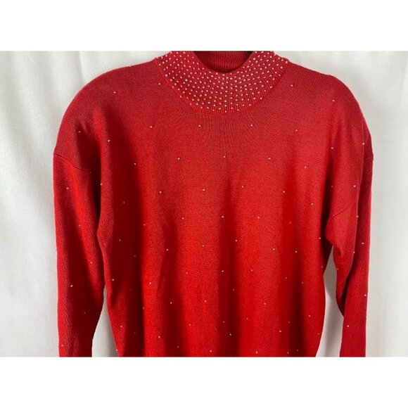 Richard And Company 80's/90's Wool Blend Beaded Sweater Women's Large. - Picture 5 of 13